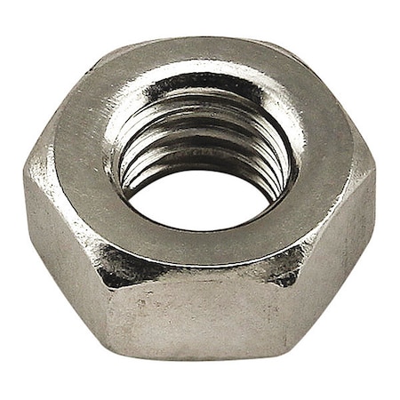 Hex Nut, M6-1.00, Stainless Steel, Plain MPN:17-6065