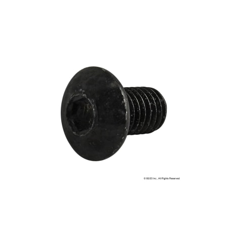 M5-0.80 Socket Head Cap Screw, Button, Black Oxide Steel, 8 mm Length MPN:11-5308
