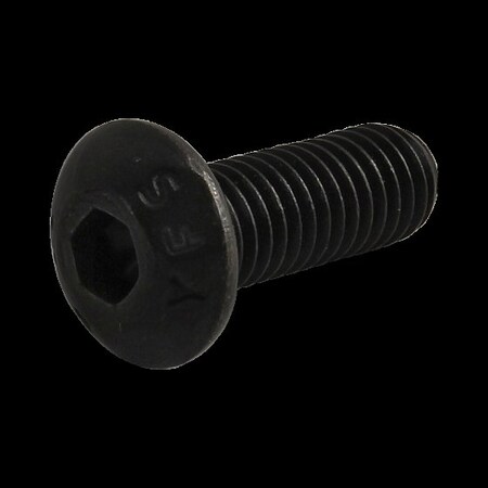 M5-0.80 Socket Head Cap Screw, Button, Black Oxide Steel, 14 mm Length MPN:11-5314