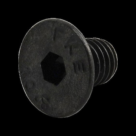M5-0.80 Socket Head Cap Screw, Flat, Black Oxide Steel, 8 mm Length MPN:11-5708