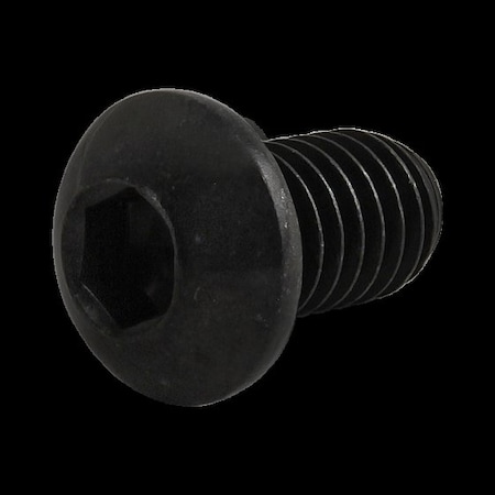 M6-1.00 Socket Head Cap Screw, Button, Black Oxide Steel, 10 mm Length MPN:11-6310