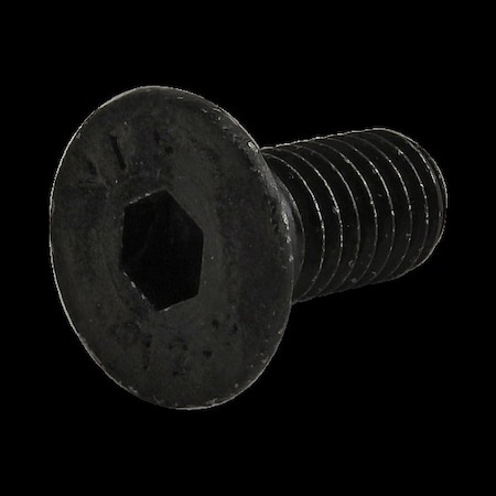 M6-1.00 Socket Head Cap Screw, Flat, Black Oxide Steel, 14 mm Length MPN:11-6714