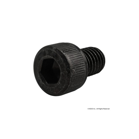 M8-1.25 Socket Head Cap Screw, Black Oxide Steel, 12 mm Length MPN:11-8512