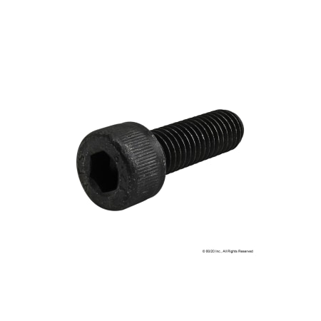 M8-1.25 Socket Head Cap Screw, Black Oxide Steel, 25 mm Length MPN:11-8525