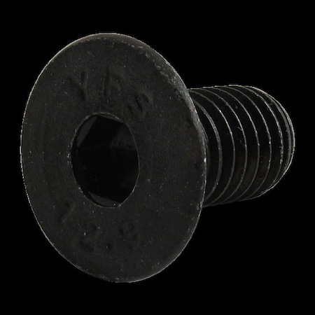M8-1.25 Socket Head Cap Screw, Flat, Black Oxide Steel MPN:11-8716