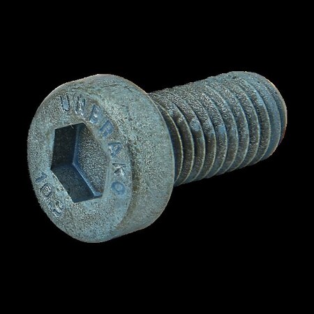 M8-1.25 Socket Head Cap Screw, Blue Zinc Plated Steel, 16 mm Length MPN:13-1957