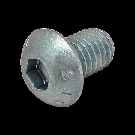 M8-1.25 Socket Head Cap Screw, Button, Blue Zinc Plated Steel, 12 mm Length MPN:13-3940