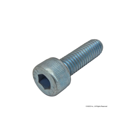 M10-1.50 Socket Head Cap Screw, Blue Zinc Plated Steel, 25 mm Length MPN:13-3952