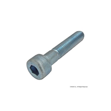 M10-1.50 Socket Head Cap Screw, Blue Zinc Plated Steel, 40 mm Length MPN:13-3954