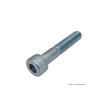 M10-1.50 Socket Head Cap Screw, Blue Zinc Plated Steel, 45 mm Length MPN:13-3955