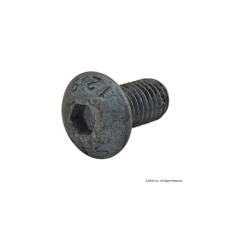 M5-0.80 Socket Head Cap Screw, Button-Head, Blue Zinc Plated Steel, 10 mm Length MPN:13-5310