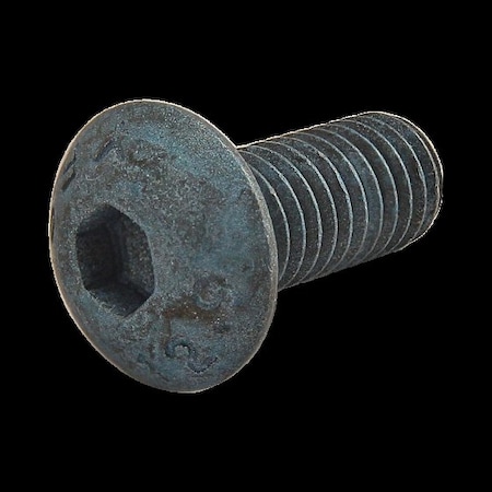 M5-0.80 Socket Head Cap Screw, Button, Blue Zinc Plated Steel, 12 mm Length MPN:13-5312