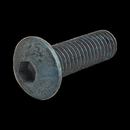 M5-0.80 Socket Head Cap Screw, Button, Blue Zinc Plated Steel, 16 mm Length MPN:13-5316