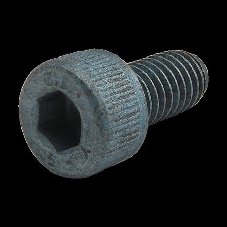 M5-0.80 Socket Head Cap Screw, Blue Zinc Plated Steel, 10 mm Length MPN:13-5510