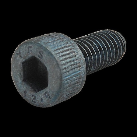 M5-0.80 Socket Head Cap Screw, Blue Zinc Plated Steel, 12 mm Length MPN:13-5512