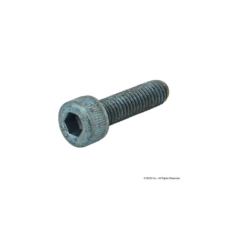 M5-0.80 Socket Head Cap Screw, Blue Zinc Plated Steel, 18 mm Length MPN:13-5518