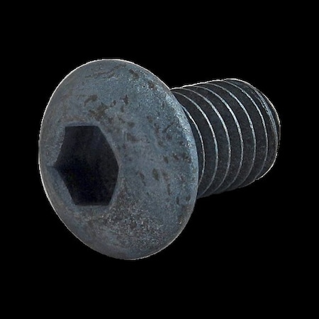 M6-1.00 Socket Head Cap Screw, Button, Blue Zinc Plated Steel, 10 mm Length MPN:13-6310
