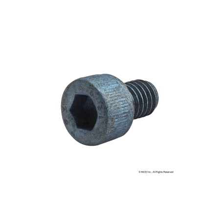 M6-1.00 Socket Head Cap Screw, Blue Zinc Plated Steel, 8 mm Length MPN:13-6508