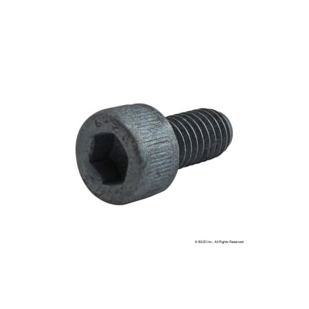 M6-1.00 Socket Head Cap Screw, Blue Zinc Plated Steel, 12 mm Length MPN:13-6512