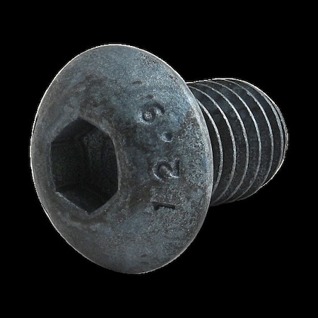 M8-1.25 Socket Head Cap Screw, Button, Blue Zinc Plated Steel, 12 mm Length MPN:13-8312
