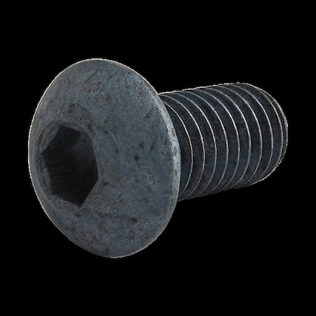 M8-1.25 Socket Head Cap Screw, Button-Head, Blue Zinc Plated Steel, 16 mm Length MPN:13-8316