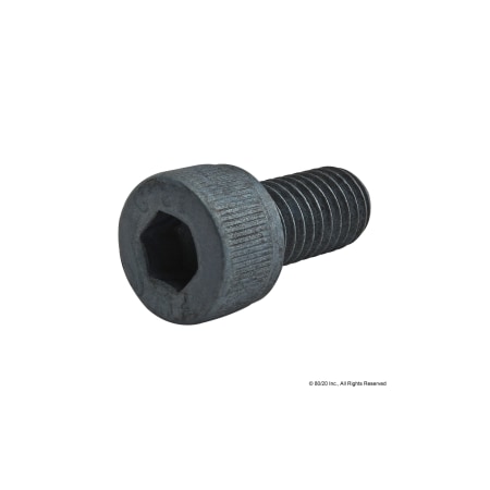 M8-1.25 Socket Head Cap Screw, Blue Zinc Plated Steel, 16 mm Length MPN:13-8516