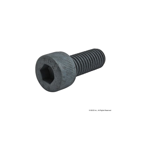 M8-1.25 Socket Head Cap Screw, Blue Zinc Plated Steel, 18 mm Length MPN:13-8518