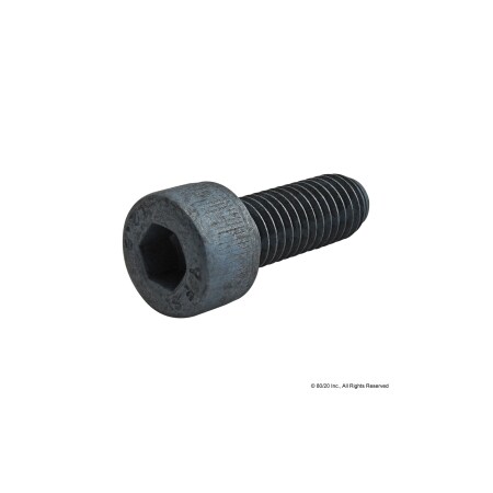 M8-1.25 Socket Head Cap Screw, Blue Zinc Plated Steel, 22 mm Length MPN:13-8522