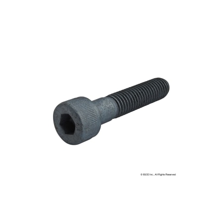 M8-1.25 Socket Head Cap Screw, Blue Zinc Plated Steel, 40 mm Length MPN:13-8540