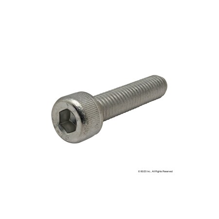 M8-1.25 Socket Head Cap Screw, Plain Stainless Steel, 35 mm Length MPN:17-8535