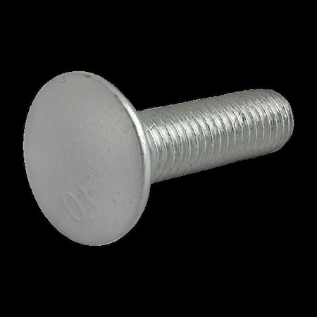 Carriage Bolt, 30 mm L, Steel, Zinc Plated MPN:19-8930