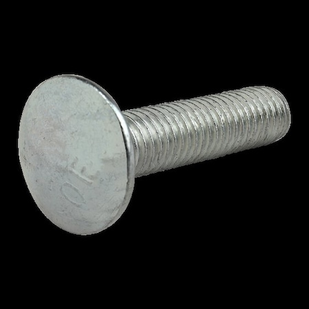 Carriage Bolt, 35 mm L, Steel, Zinc Plated MPN:19-8935