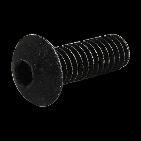#8-32 Socket Head Cap Screw, Button, Zinc Plated Steel, 1/2 in Length MPN:3024