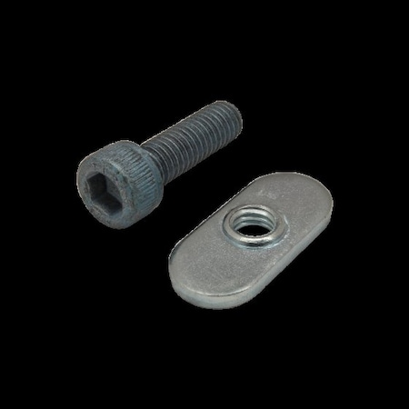 M6-1.00 Socket Head Cap Screw, Blue Zinc Plated Steel, 20 mm Length MPN:3035