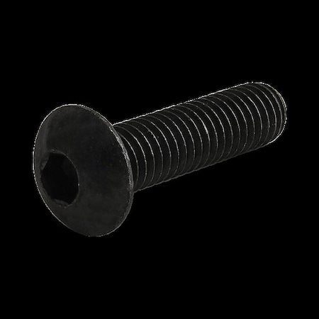 #10-32 Socket Head Cap Screw, Button, Zinc Plated Steel, 3/4 in Length MPN:3054