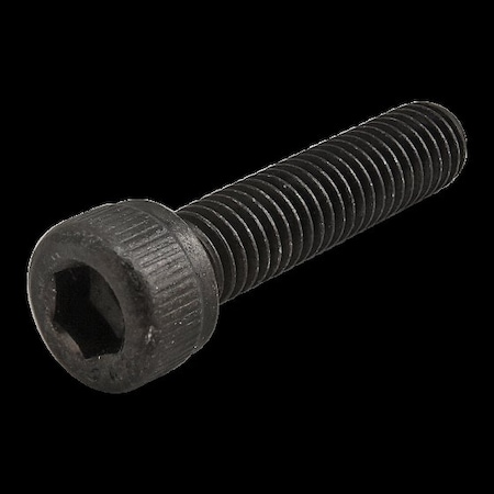 #10-32 Socket Head Cap Screw, Black Zinc Plated Steel, 7/8 in Length MPN:3057