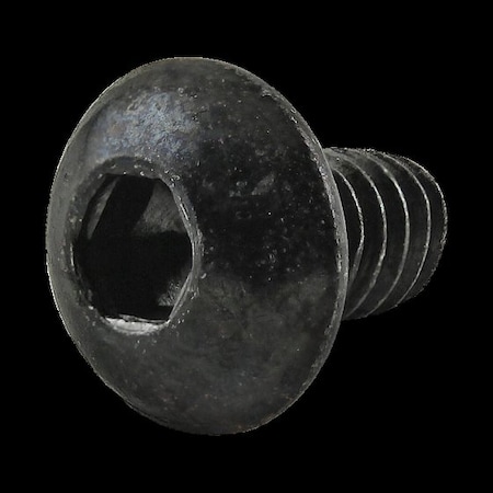 M10-1.50 Socket Head Cap Screw, Zinc Plated Steel, 9/25 in Length MPN:3266