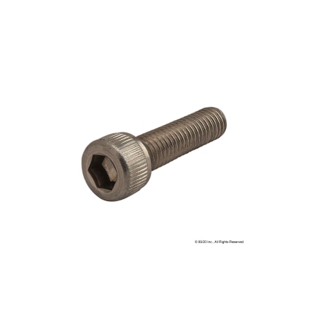 #10-32 Socket Head Cap Screw, Plain Stainless Steel, 3/4 in Length MPN:3685