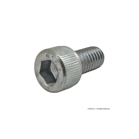 M10-1.50 Socket Head Cap Screw, Zinc Plated Steel, 12 mm Length MPN:3801