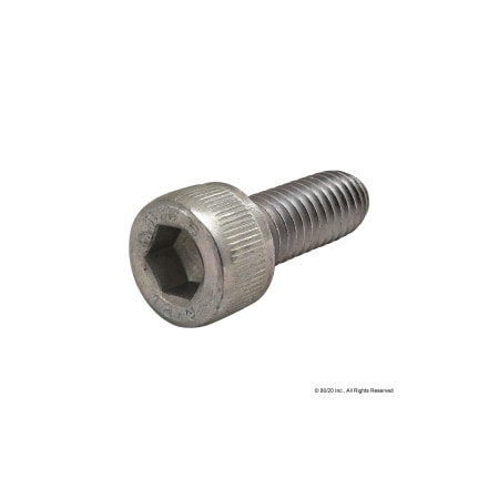 M10-1.50 Socket Head Cap Screw, Zinc Plated Steel, 16 mm Length MPN:3803