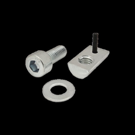 M8-1.25 Socket Head Cap Screw, Bright Zinc Plated Steel, 20 mm Length MPN:3817