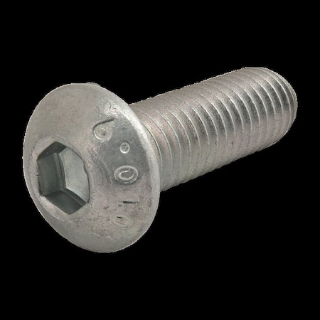 M8-1.25 Socket Head Cap Screw, Button, Zinc Plated Steel, 25 mm Length MPN:3819