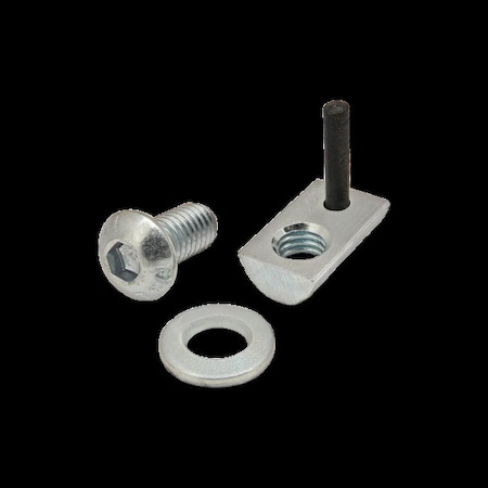 M6-1.00 Socket Head Cap Screw, Button, Bright Zinc Plated Steel, 12 mm Length MPN:3824