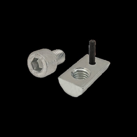 M8-1.25 Socket Head Cap Screw, Bright Zinc Plated Steel, 12 mm Length MPN:3840