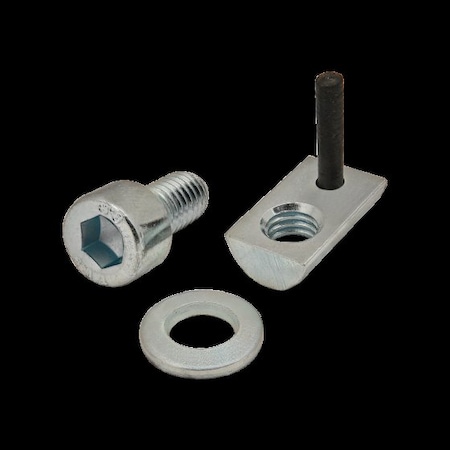 M6-1.00 Socket Head Cap Screw, Bright Zinc Plated Steel, 12 mm Length MPN:3849