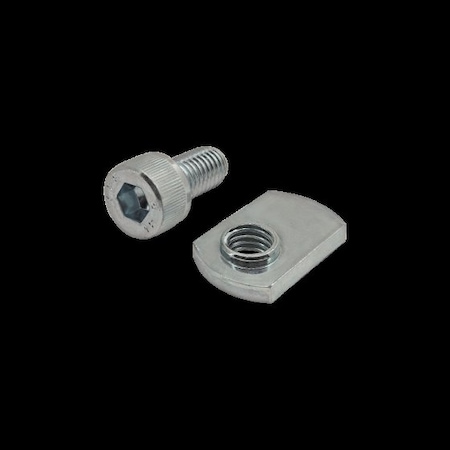 M10-1.50 Socket Head Cap Screw, Bright Zinc Plated Steel, 16 mm Length MPN:3864