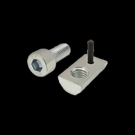 M8-1.25 Socket Head Cap Screw, Bright Zinc Plated Steel, 20 mm Length MPN:3869