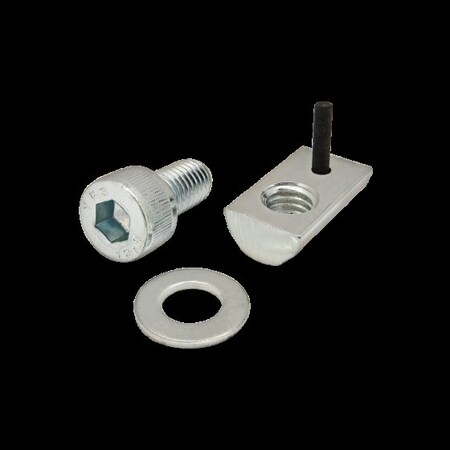M8-1.25 Socket Head Cap Screw, Bright Zinc Plated Steel, 16 mm Length MPN:3878
