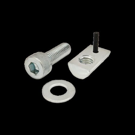 M8-1.25 Socket Head Cap Screw, Bright Zinc Plated Steel, 25 mm Length MPN:3888