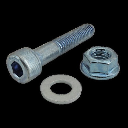 M8-1.25 Socket Head Cap Screw, Blue Zinc Plated Steel, 50 mm Length MPN:3965